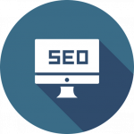 seo icon for website working on search engine optimisation