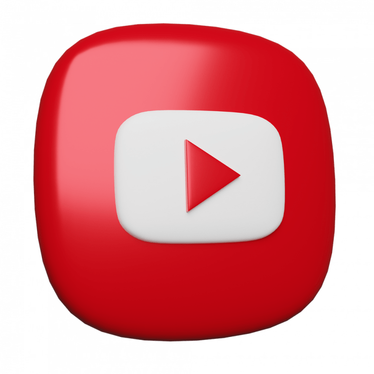 youtube icon for social media on a seo website
